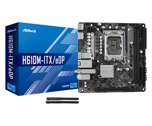Περισσότερες πληροφορίες για "Asrock H610M-ITX/EDP"