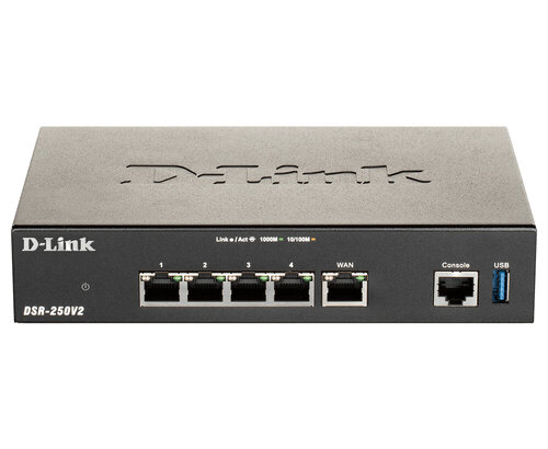 Περισσότερες πληροφορίες για "D-Link DSR-250V2"