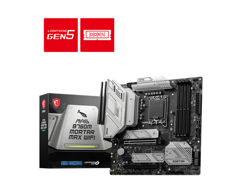 Περισσότερες πληροφορίες για "MSI MAG B760M MORTAR MAX WIFI"