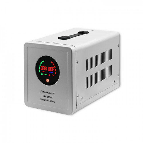 Περισσότερες πληροφορίες για "Qoltec Uninterruptible power supply Pure Sine Wave UPS (Online/7,8W)"