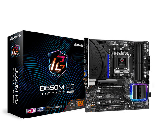 Περισσότερες πληροφορίες για "Asrock B650M-PG-RIPTIDE-WIFI"