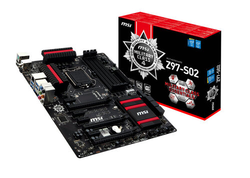 Περισσότερες πληροφορίες για "MSI Z97-S02"