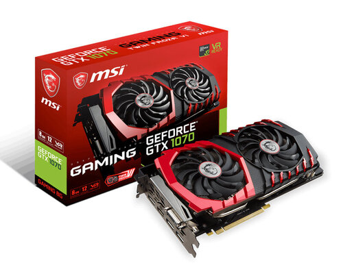 Περισσότερες πληροφορίες για "MSI GeForce GTX 1070 GAMING 8G"