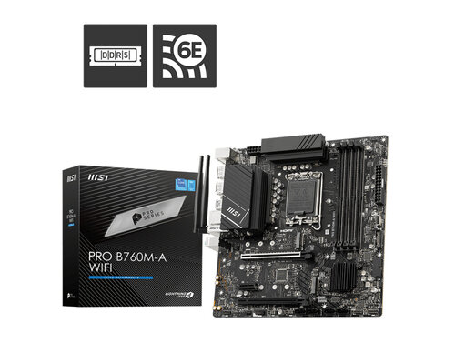 Περισσότερες πληροφορίες για "MSI MB PRO B760M-A WIFI"