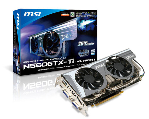 Περισσότερες πληροφορίες για "MSI N560GTX-Ti Twin Frozr II/OC"