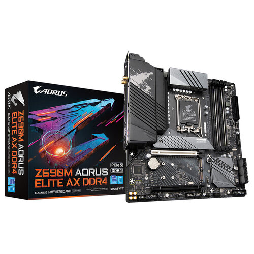 Περισσότερες πληροφορίες για "Gigabyte Z690M AORUS ELITE AX DDR4 (rev. 1.x)"