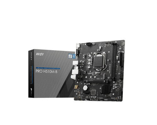 Περισσότερες πληροφορίες για "MSI PRO H510M-B"