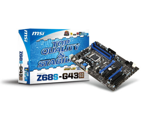 Περισσότερες πληροφορίες για "MSI Z68S-G43 (G3)"