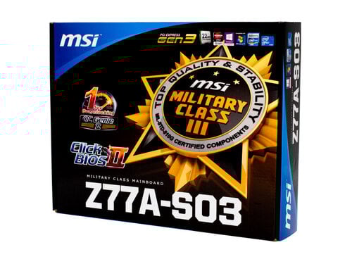 Περισσότερες πληροφορίες για "MSI Z77A-S03"