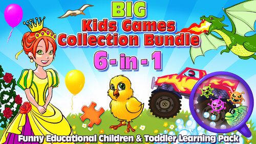 Περισσότερες πληροφορίες για "Nintendo Big Kids Games Collection Bundle 6-in-1 Funny Educational Children & Toddler Learning Pack (Nintendo Switch)"