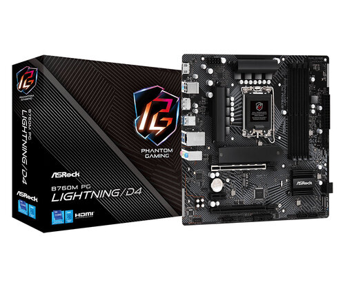 Περισσότερες πληροφορίες για "Asrock B760M PG Lightning/D4"