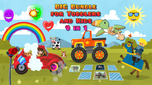 Περισσότερες πληροφορίες για "Nintendo BIG Toddlers and Kids Bundle - 9 in 1 (Nintendo Switch)"