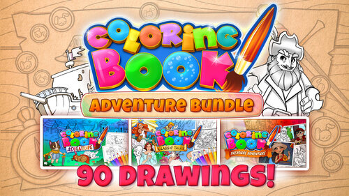 Περισσότερες πληροφορίες για "Nintendo Coloring Book: Adventure Bundle - 90 drawings (Nintendo Switch)"