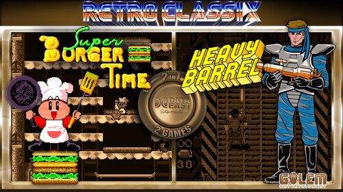 Περισσότερες πληροφορίες για "Nintendo Retro Classix 2-in-1 Pack: Heavy Barrel & Super Burger Time (Nintendo Switch)"
