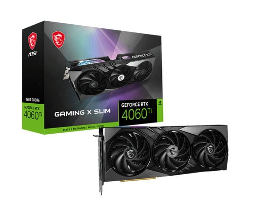 Περισσότερες πληροφορίες για "MSI GEFORCE RTX 4060 Ti GAMING X SLIM 16G"