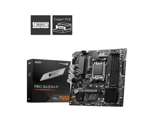 Περισσότερες πληροφορίες για "MSI PRO B650M-P"