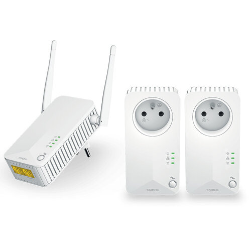 Περισσότερες πληροφορίες για "Strong Powerline WiFi 600 Triple Pack V2"
