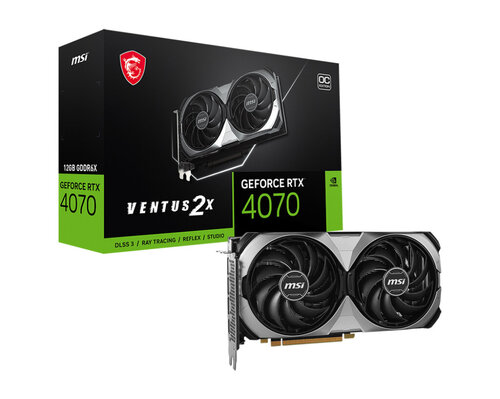 Περισσότερες πληροφορίες για "MSI GeForce RTX 4070 VENTUS 2X E 12G OC"