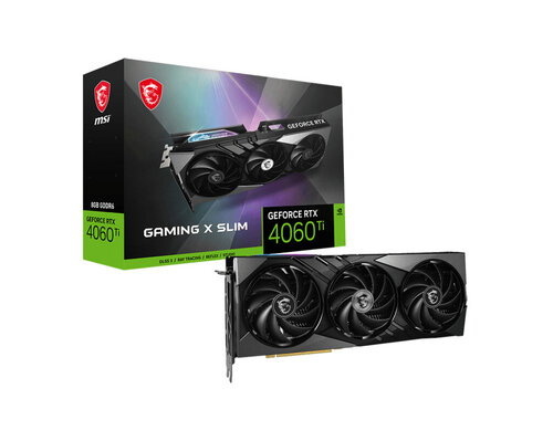 Περισσότερες πληροφορίες για "MSI GeForce RTX 4060 Ti GAMING X SLIM 8G"