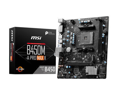 Περισσότερες πληροφορίες για "MSI B450M-A PRO MAX II"