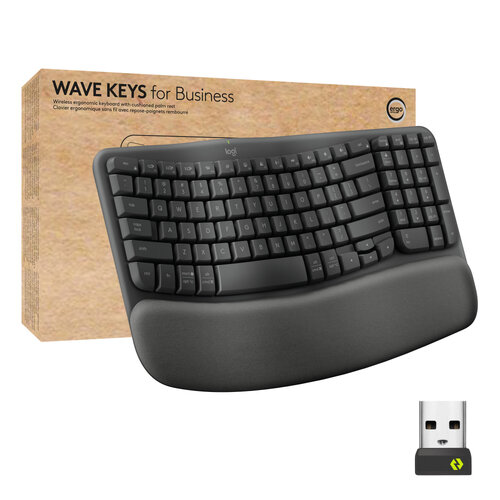 Περισσότερες πληροφορίες για "Logitech Wave Keys for Business (Γραφίτης/RF Wireless + Bluetooth)"