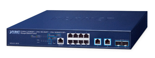 Περισσότερες πληροφορίες για "PLANET Layer 3 8-Port 2.5GBASE-T +"
