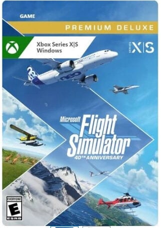 Περισσότερες πληροφορίες για "Microsoft Flight Simulator Premium Deluxe 40th Anniversary Edition (Xbox Series X/Xbox Series S/PC)"