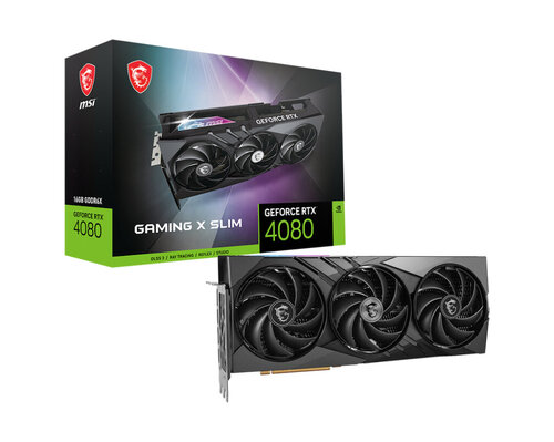 Περισσότερες πληροφορίες για "MSI GEFORCE RTX 4080 16GB GAMING X SLIM"