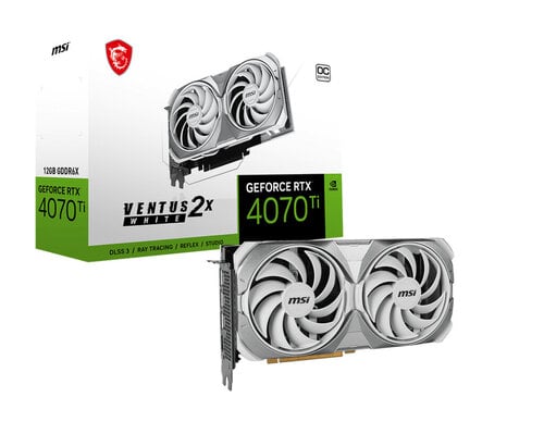 Περισσότερες πληροφορίες για "MSI GeForce RTX 4070 Ti VENTUS 2X WHITE 12G OC"