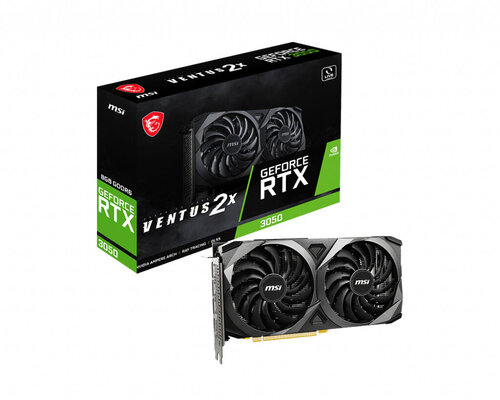 Περισσότερες πληροφορίες για "MSI VENTUS GeForce RTX 3050 2X 8G"