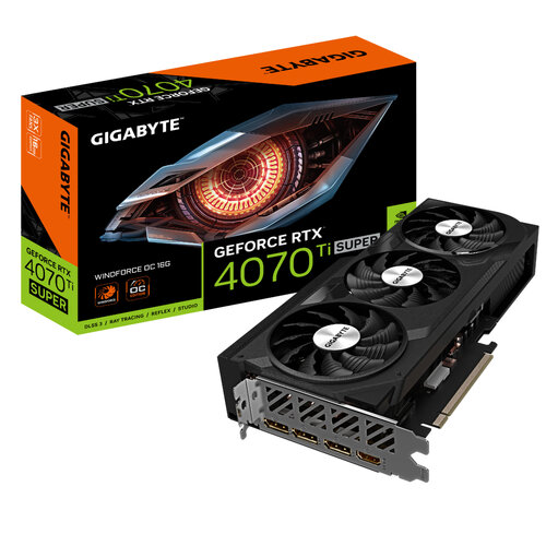 Περισσότερες πληροφορίες για "Gigabyte GeForce RTX 4070 Ti SUPER WINDFORCE OC 16G"