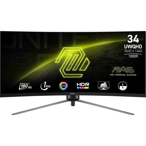 Περισσότερες πληροφορίες για "MSI MAG 345CQR (34"/UltraWide Dual Quad HD)"