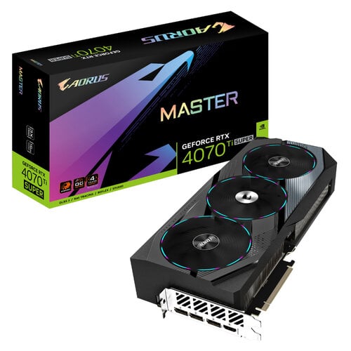 Περισσότερες πληροφορίες για "Gigabyte AORUS GeForce RTX 4070 Ti SUPER MASTER 16G"