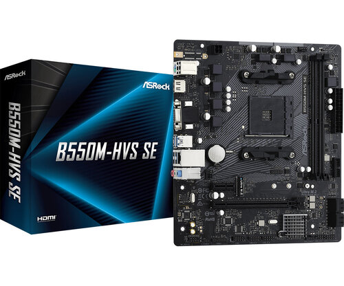 Περισσότερες πληροφορίες για "Asrock B550M-HVS SE"