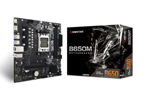 Περισσότερες πληροφορίες για "Biostar B650MT"
