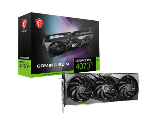 Περισσότερες πληροφορίες για "MSI GAMING SLIM GeForce RTX 4070 TI 12G"