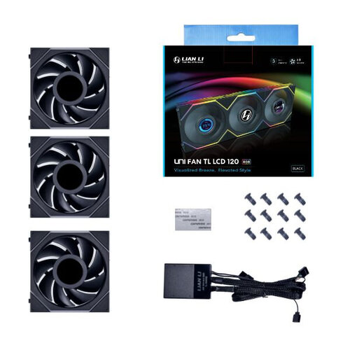 Περισσότερες πληροφορίες για "Lian Li UNI FAN TL LCD (12 cm/Μαύρο)"