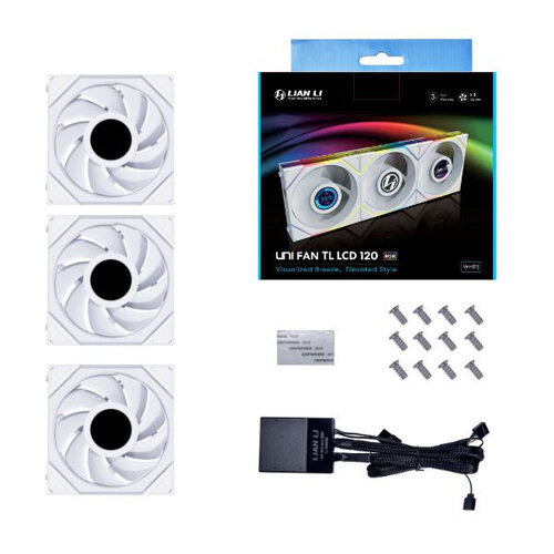 Περισσότερες πληροφορίες για "Lian Li UNI FAN TL LCD (12 cm/Άσπρο)"