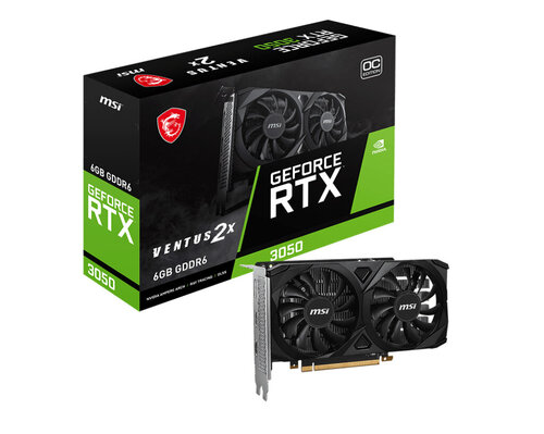 Περισσότερες πληροφορίες για "MSI Geforce RTX 3050 VENTUS 2X 6G OC"