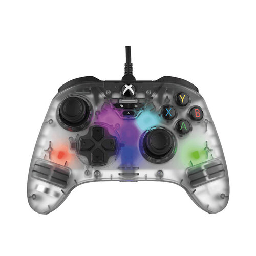 Περισσότερες πληροφορίες για "Snakebyte XSX Kontroler RGB X (Διαφανής/Ενσύρματα)"