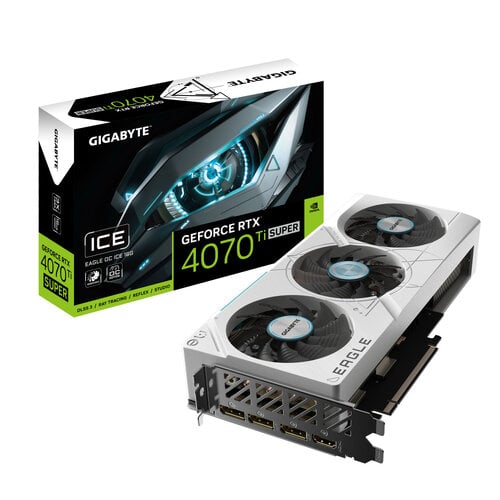 Περισσότερες πληροφορίες για "Gigabyte EAGLE GeForce RTX 4070 Ti SUPER OC ICE 16G"