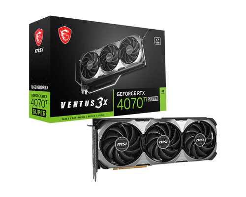 Περισσότερες πληροφορίες για "MSI VENTUS GEFORCE RTX 4070 Ti SUPER 16G 3X"