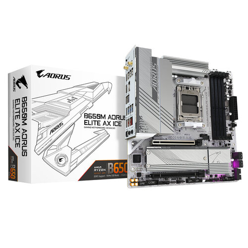 Περισσότερες πληροφορίες για "Gigabyte B650M AORUS ELITE AX ICE"