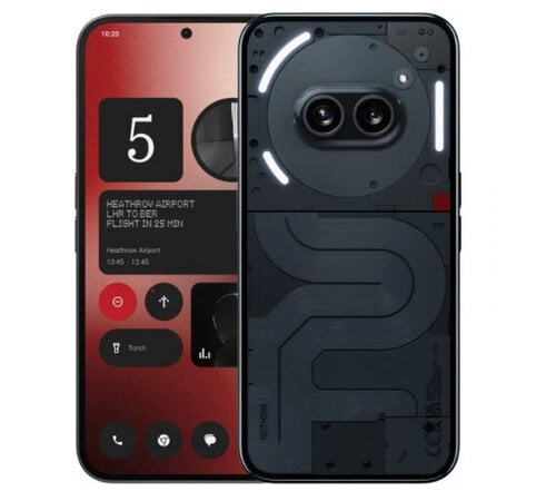 Περισσότερες πληροφορίες για "Nothing Phone (2a) (Μαύρο/256 GB)"