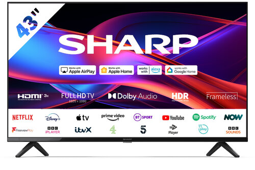 Περισσότερες πληροφορίες για "Sharp 2T-C43GD2225K"