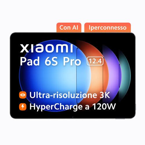 Περισσότερες πληροφορίες για "Xiaomi Pad 6S Pro 12.4" (256 GB/8 Gen 2/8 GB)"