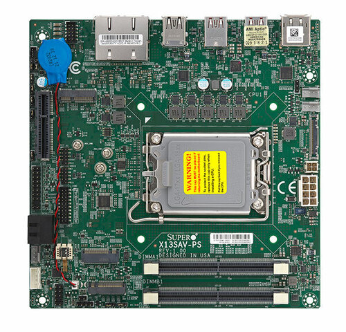 Περισσότερες πληροφορίες για "Supermicro MBD-X13SAV-PS"