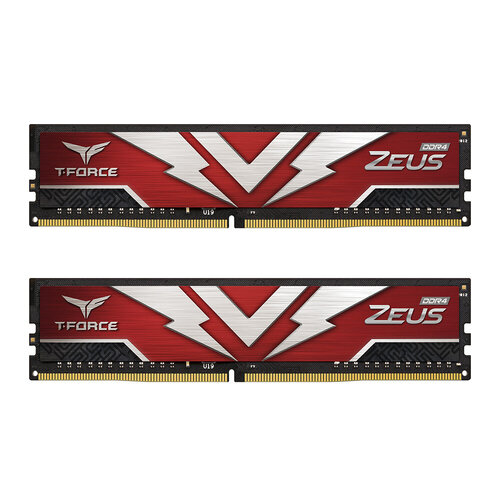 Περισσότερες πληροφορίες για "Team Group T-FORCE ZEUS TTZD416G2666HC19DC01 (16 GB/DDR4/2666MHz)"