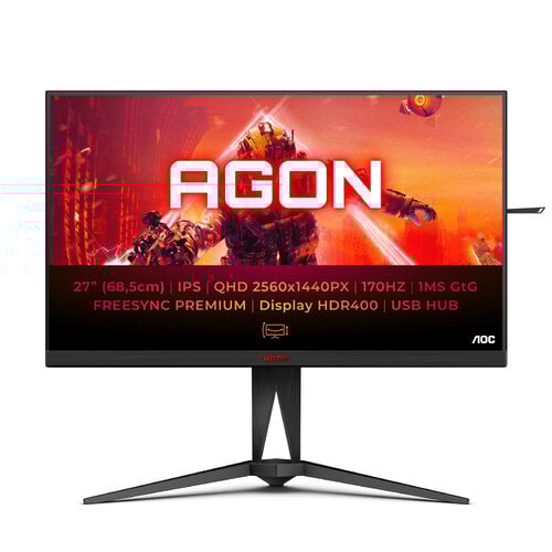 Περισσότερες πληροφορίες για "AOC AGON AG275QXE (27"/Quad HD)"