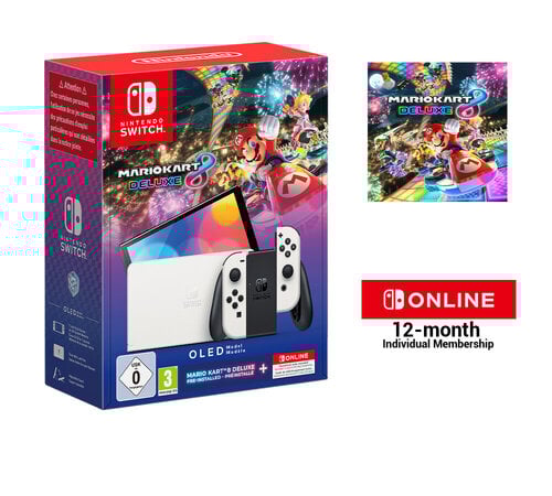 Περισσότερες πληροφορίες για "Nintendo Switch OLED + Mario Kart 8 Deluxe Online 12 Months"